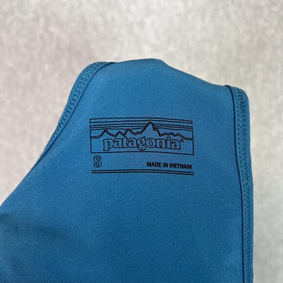 Patagonia Blue Fleetwith Sleeveless Romper Jumpsuit Size Small - Picture 8 of 9